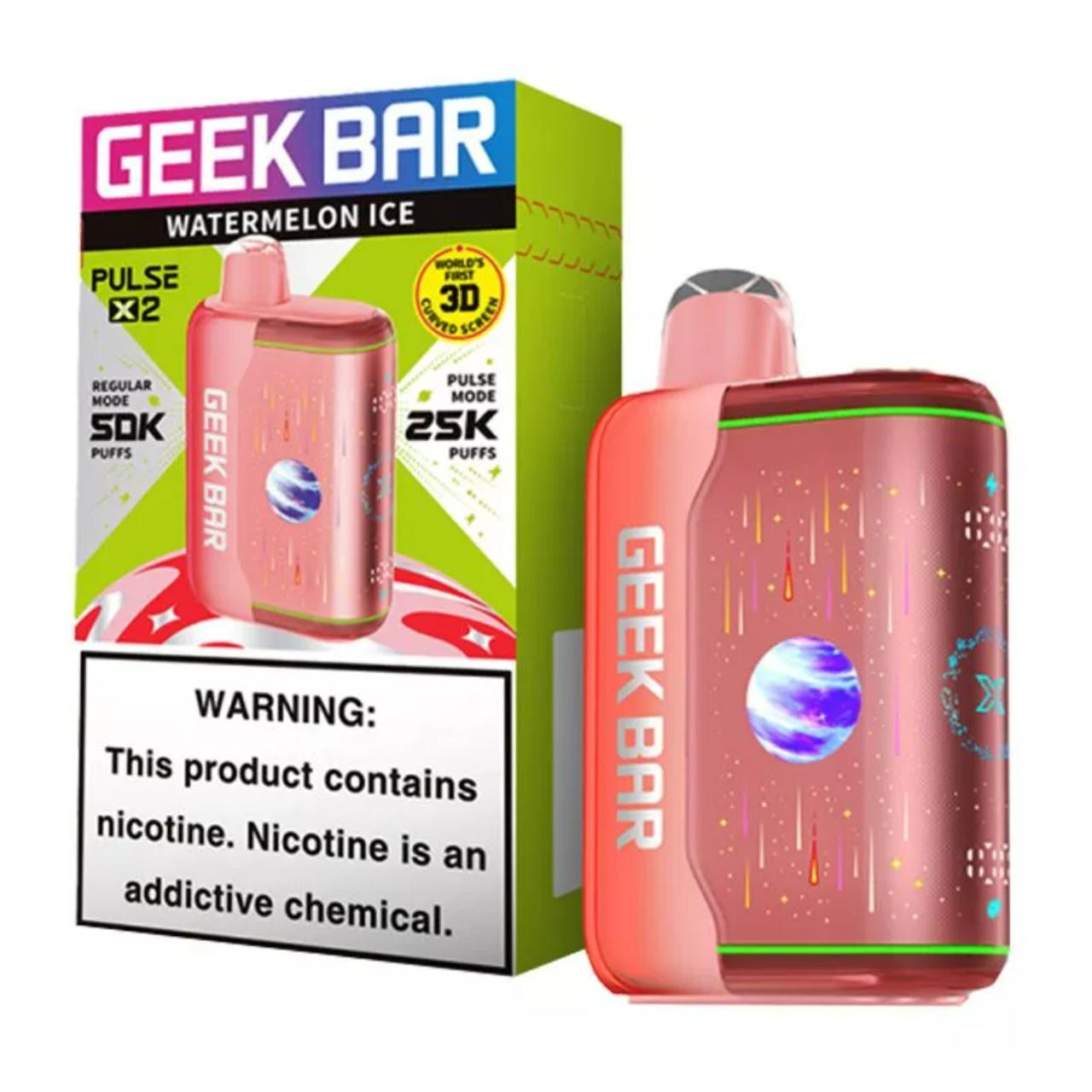 Geek Bar Pulse X2 50K Puff Disposable Watermelon Ice Geek Bar Pulse X2 50K Puff Disposable Watermelon Ice