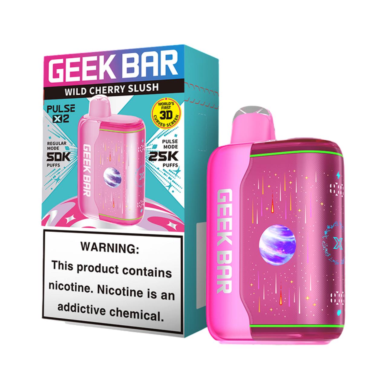 Geek Bar Pulse X2 50K Puff Disposable Wild Cherry Slush Geek Bar Pulse X2 50K Puff Disposable Wild Cherry Slush