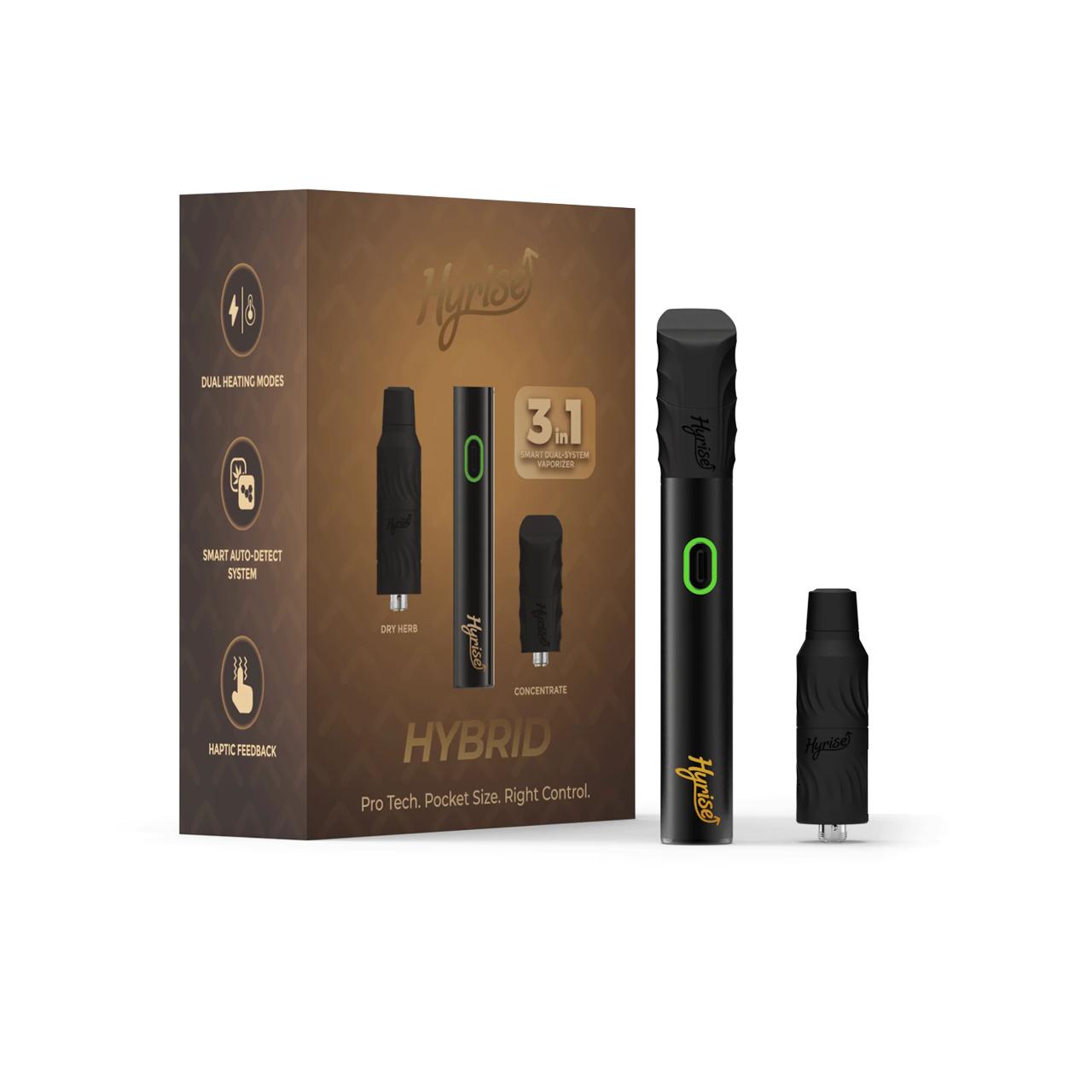 Hyrise Hybrid Vaporizer Kit-Matte Black Box Hyrise Hybrid Vaporizer Kit-Matte Black Box