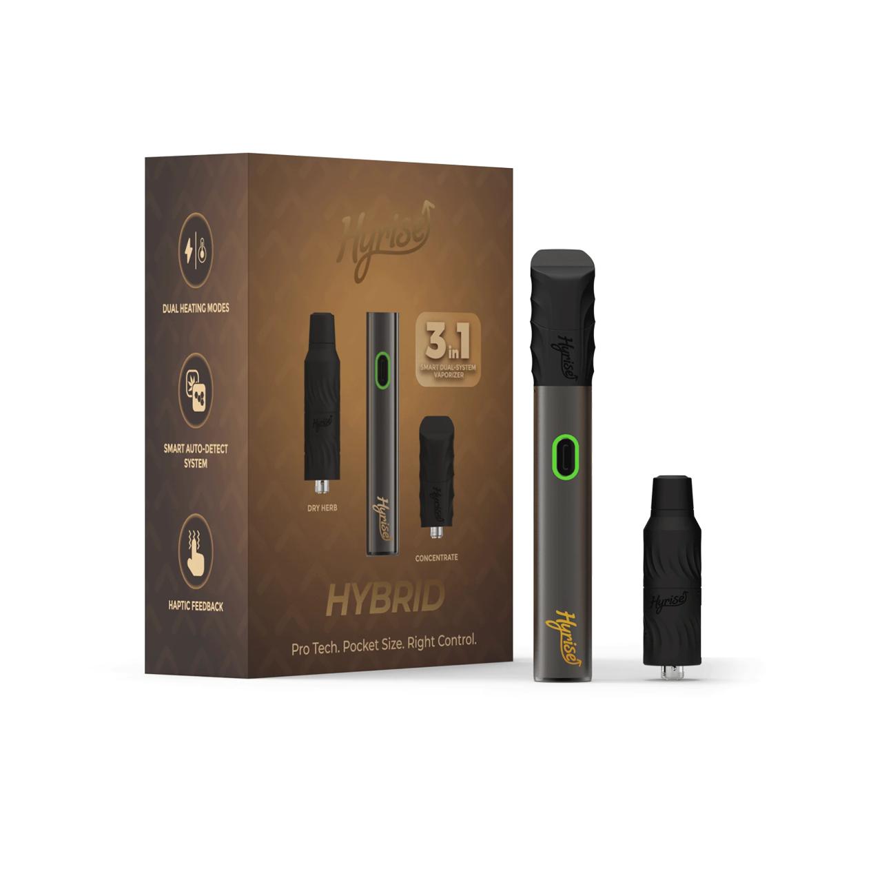 Hyrise Hybrid Vaporizer Kit-Matte Gun Metal Box Hyrise Hybrid Vaporizer Kit-Matte Gun Metal Box