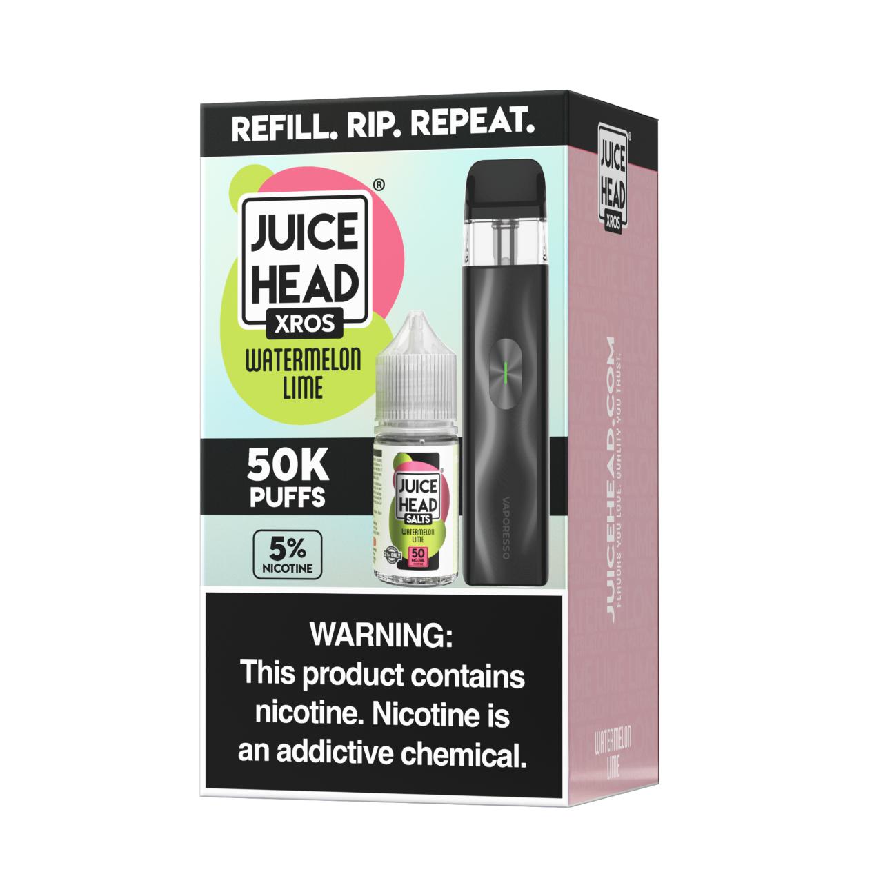 Juice Head X Vaporesso XROS 4Mini- kit Bundle Watermelon Lime Juice Head X Vaporesso XROS 4Mini- kit Bundle Watermelon Lime