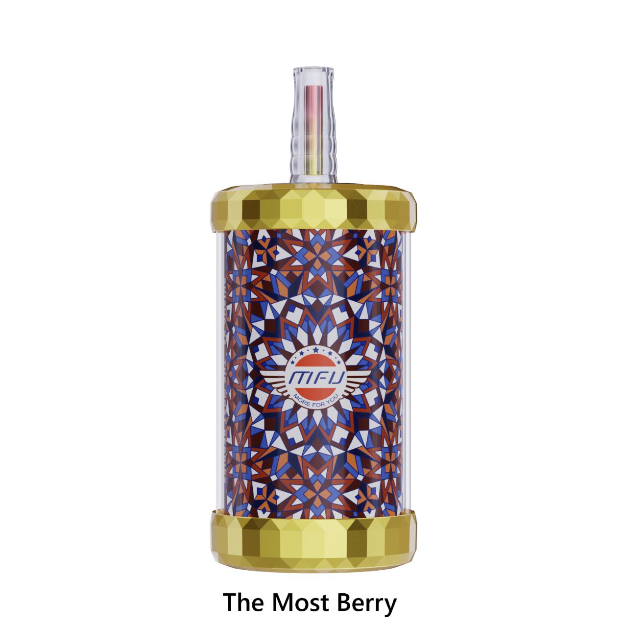 MFU SHISHA X3 Hookah 150000 Puff Disposable The Most Berry