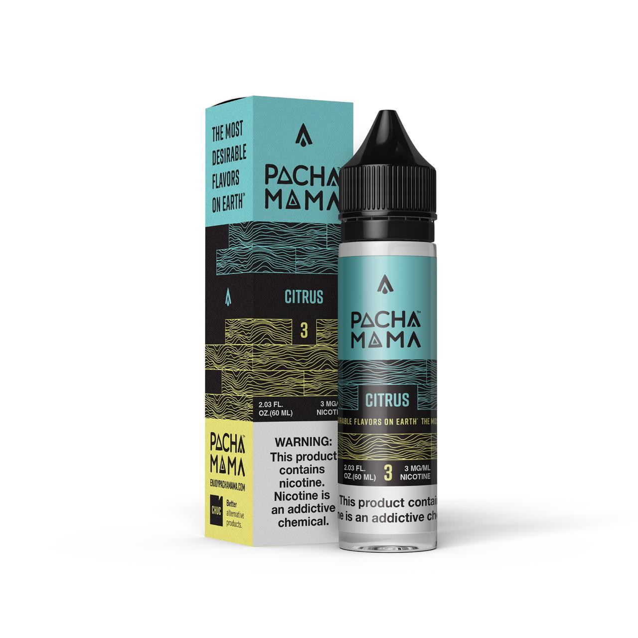 Pacha Nicotine 60ml E-Juice 3 MG Pacha Nicotine 60ml E-Juice 3 MG