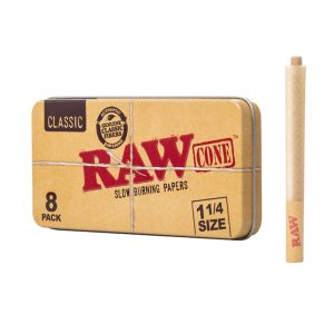 Raw 1-14 Cones 1PK-8CT Classic