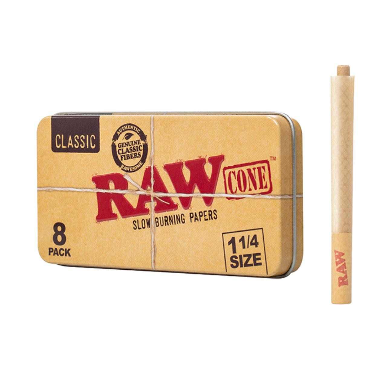 Raw 1-14 Cones 1PK-8CT Classic Raw 1-14 Cones 1PK-8CT Classic