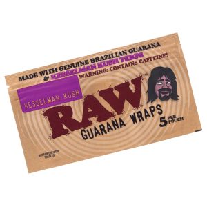 Raw Guarana Caffeine Wraps 1PK-5CT Kesselman Kush