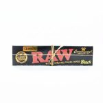 Raw King Size Connoisseur Papers + Tips 1PK-32CT Black