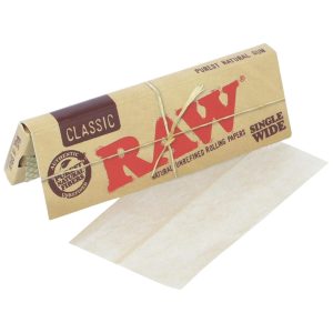 Raw Single Wide Papers 1PK-1CT Classic