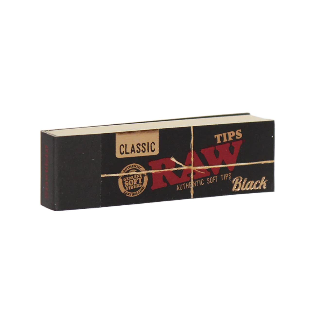 Raw Soft Tips Black 1PK-50CT Classic Raw Soft Tips Black 1PK-50CT Classic