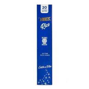 VIBES KING SIZE CONES 1PK-20CT RICE