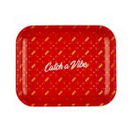 Vibes Catch A Vibe Rolling Large Tray Red Gold