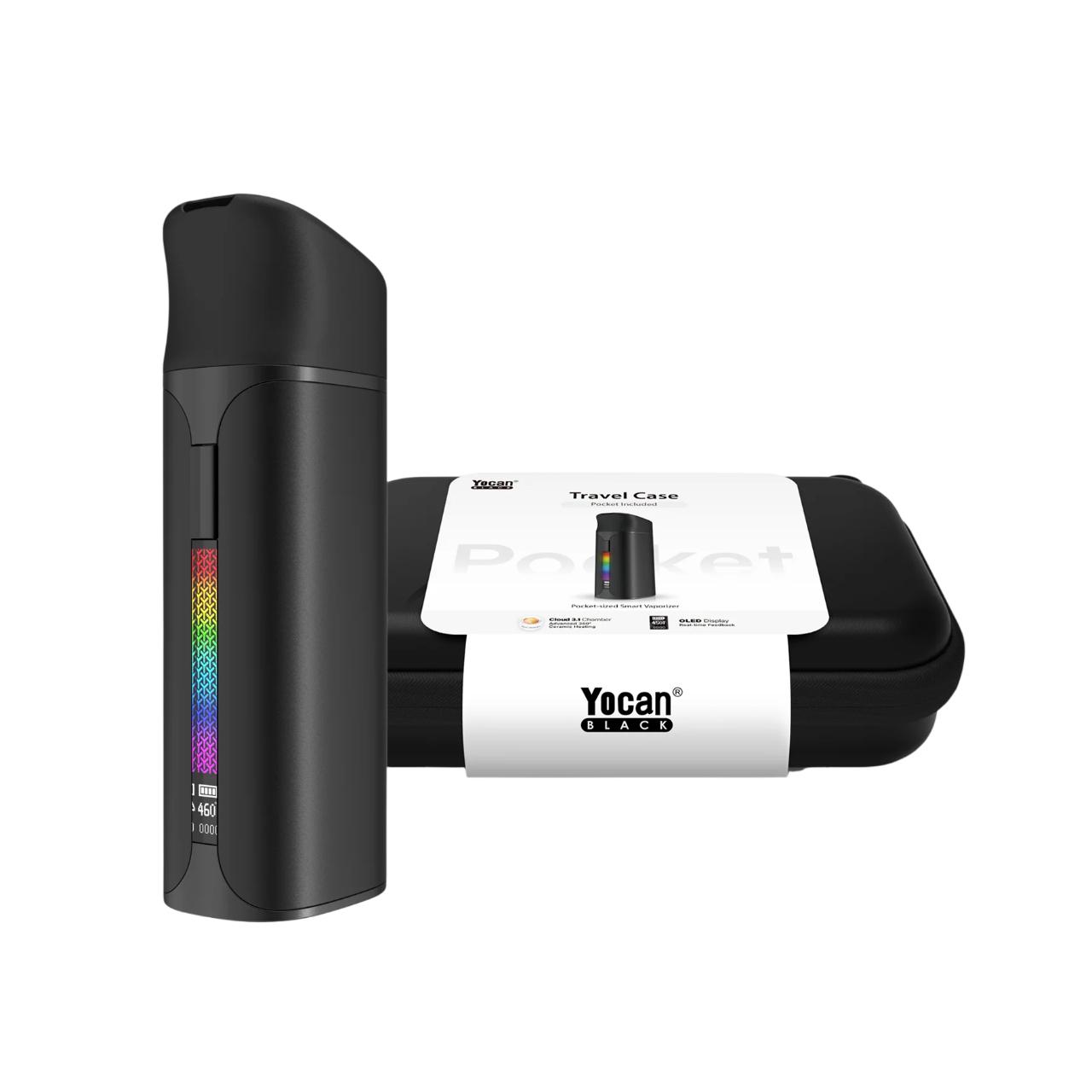 Yocan Black Pocket Vaporizer Travel Case Kit Black Yocan Black Pocket Vaporizer Travel Case Kit Black
