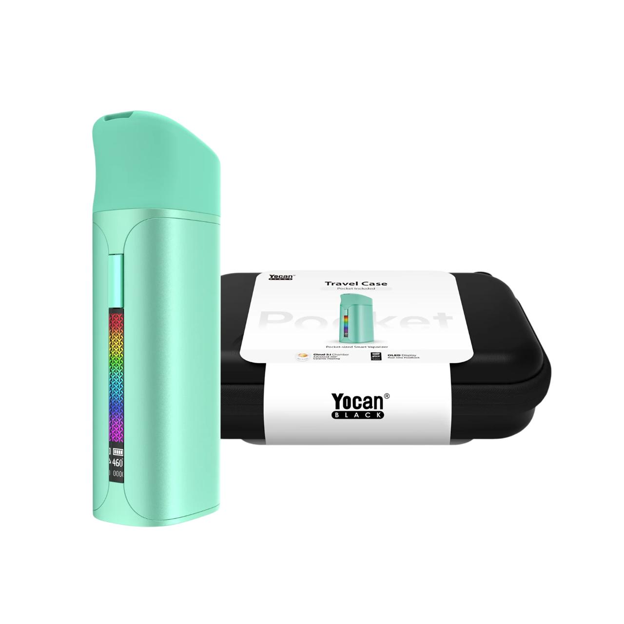 Yocan Black Pocket Vaporizer Travel Case Kit Green Yocan Black Pocket Vaporizer Travel Case Kit Green