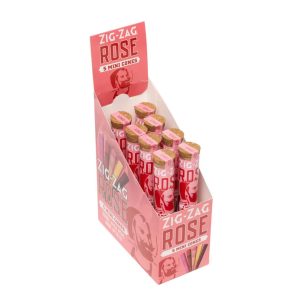 ZIG ZAG KING SIZE - ROSE CONES - 1PK