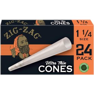 Zig Zag 1-14 Cones 1PK-24CT Ultra Thin