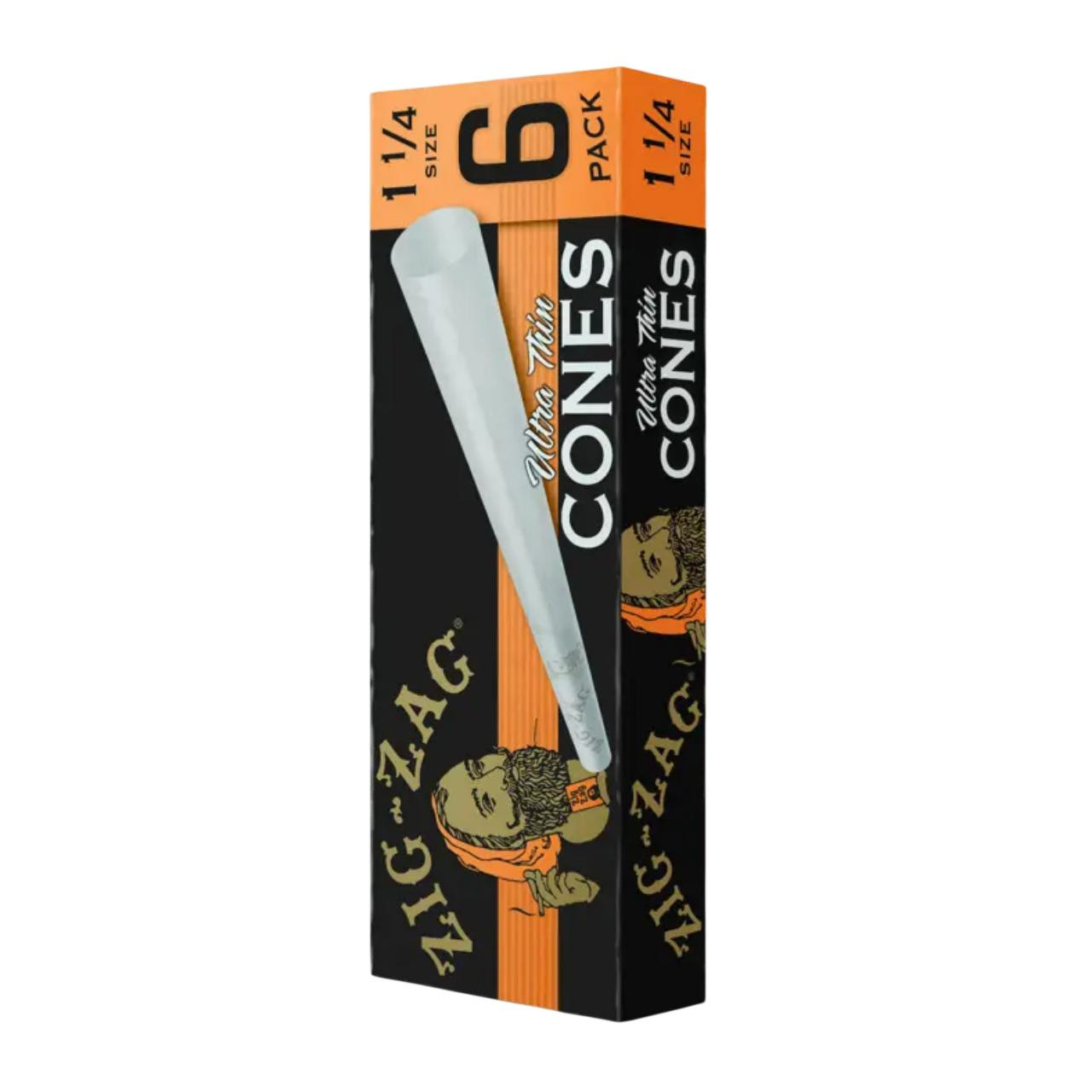 Zig Zag 1-14 Cones 1PK-6CT Ultra Thin Zig Zag 1-14 Cones 1PK-6CT Ultra Thin