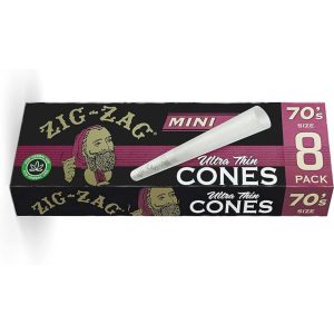 Zig Zag 70MM Cones 1PK-8CT Ultra Thin