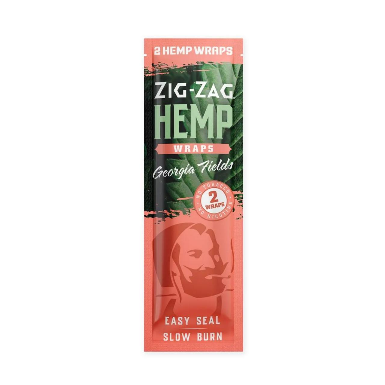 Zig Zag Hemp Wraps 1PK-2CT Georgia Fields Zig Zag Hemp Wraps 1PK-2CT Georgia Fields