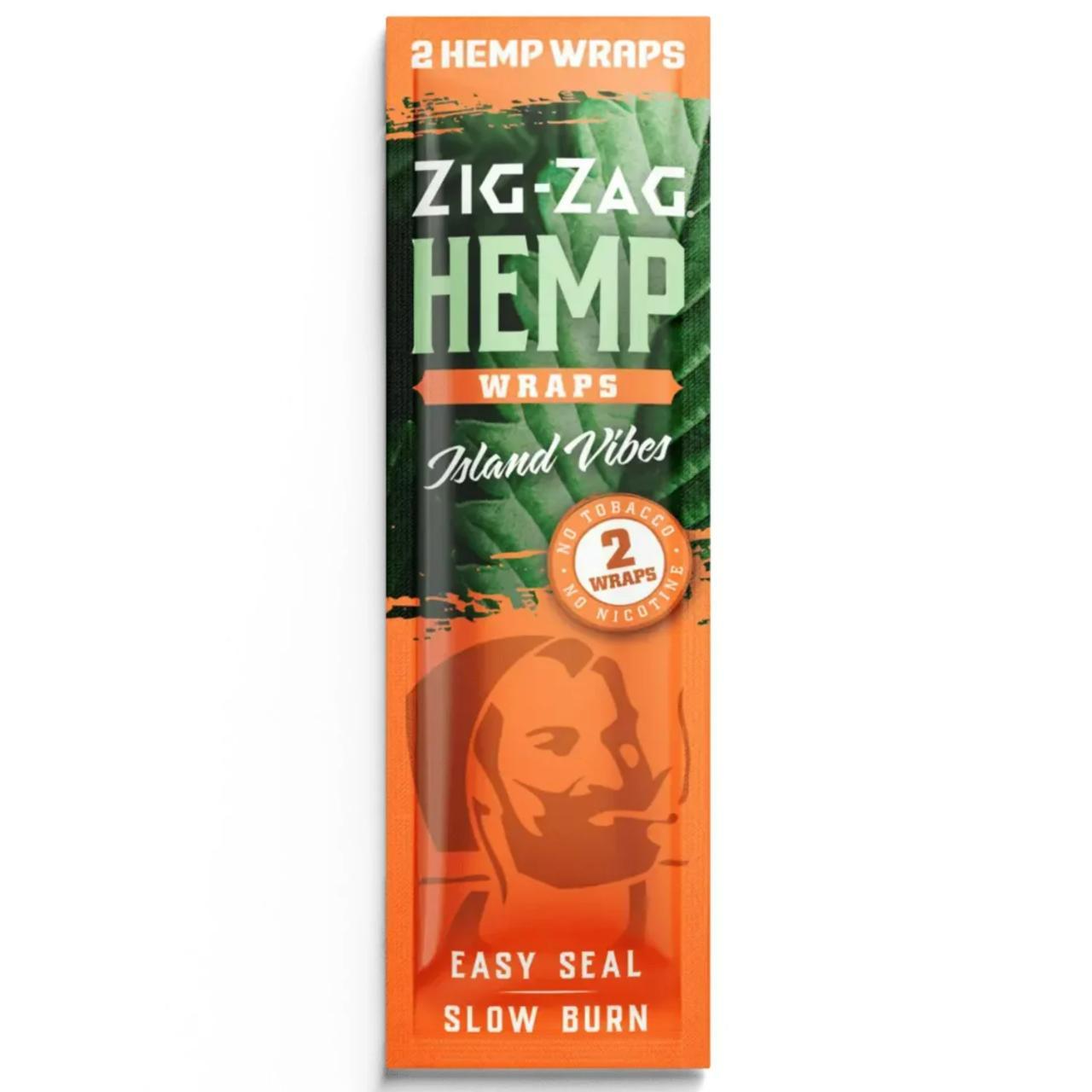 Zig Zag Hemp Wraps 1PK-2CT Island Vibes Zig Zag Hemp Wraps 1PK-2CT Island Vibes