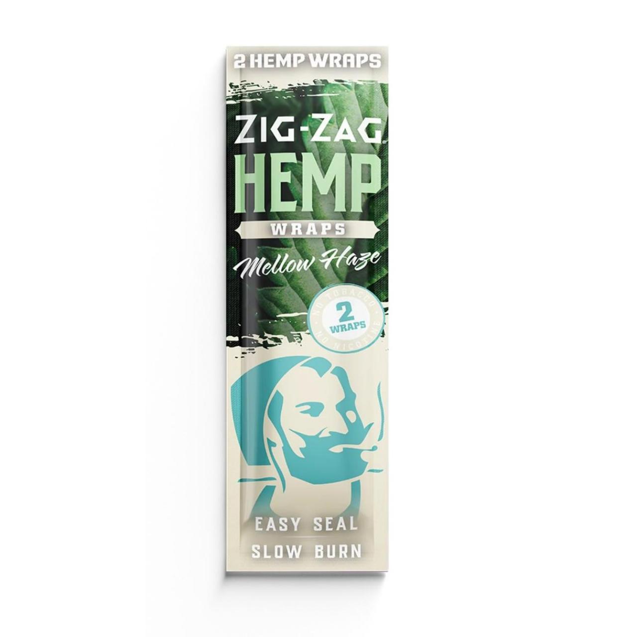 Zig Zag Hemp Wraps 1PK-2CT Mellow Haze Zig Zag Hemp Wraps 1PK-2CT Mellow Haze