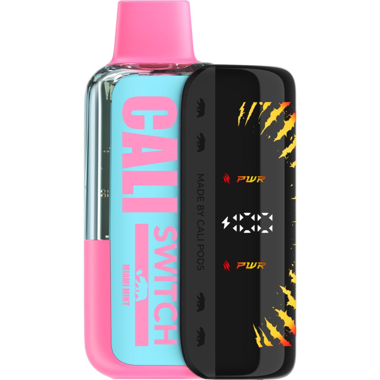 Cali Switch Kit 50K Puff Disposable Miami Mint Front Cali Switch Kit 50K Puff Disposable Miami Mint Front