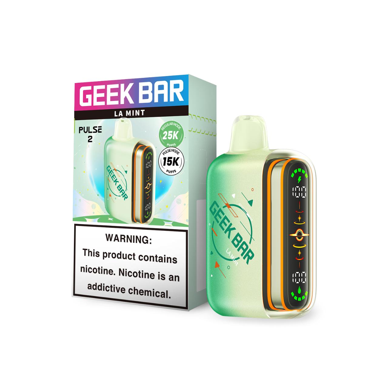 Geek Bar Pulse 2 25K Puff Disposable LA Mint