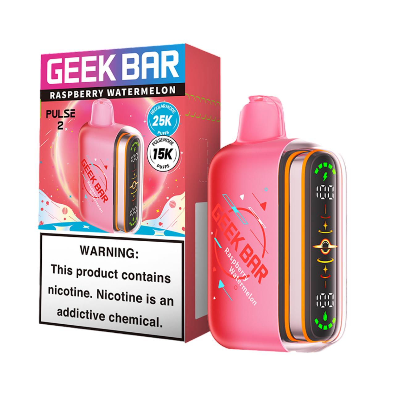 Geek Bar Pulse 2 25K Puff Disposable Raspberry Watermelon