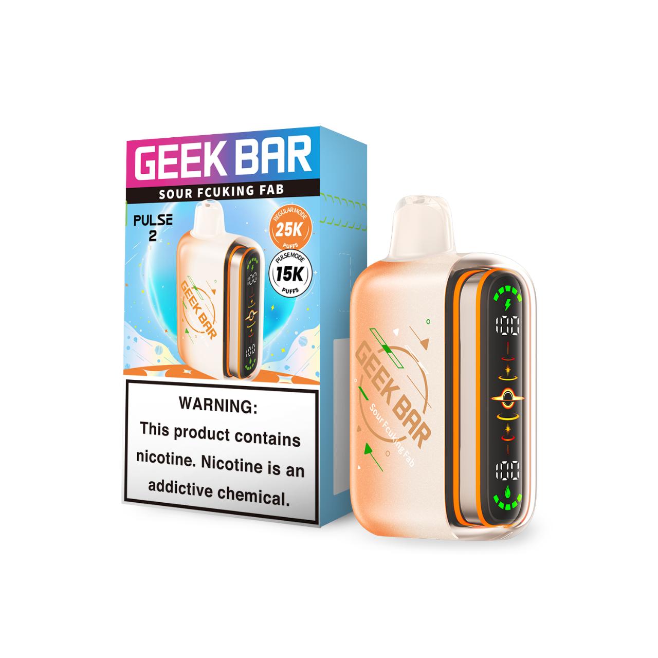 Geek Bar Pulse 2 25K Puff Disposable Sour Fcuking Fab