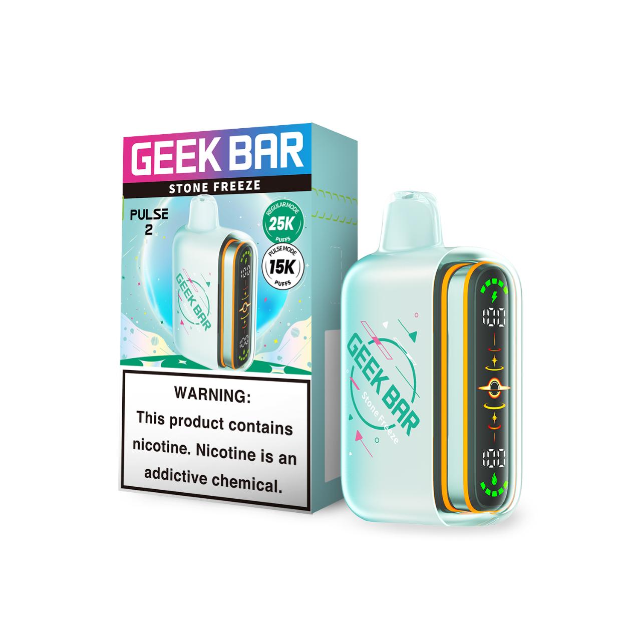 Geek Bar Pulse 2 25K Puff Disposable Stone Freeze