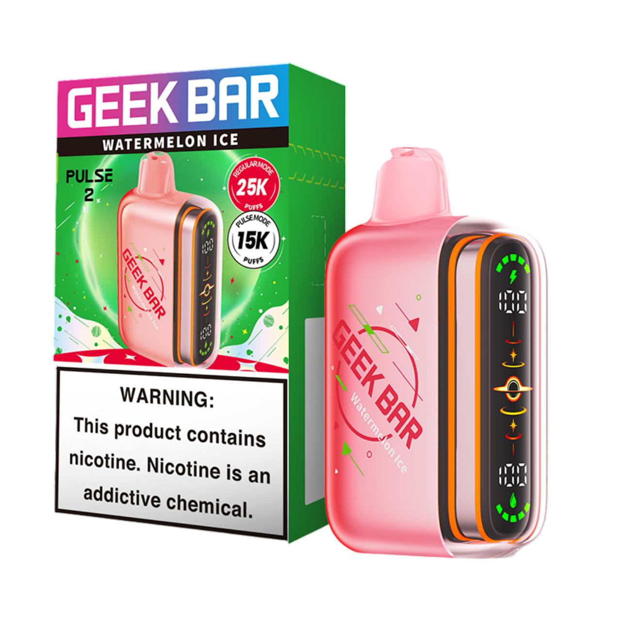 Geek Bar Pulse 2 25K Puff Disposable Watermelon ice