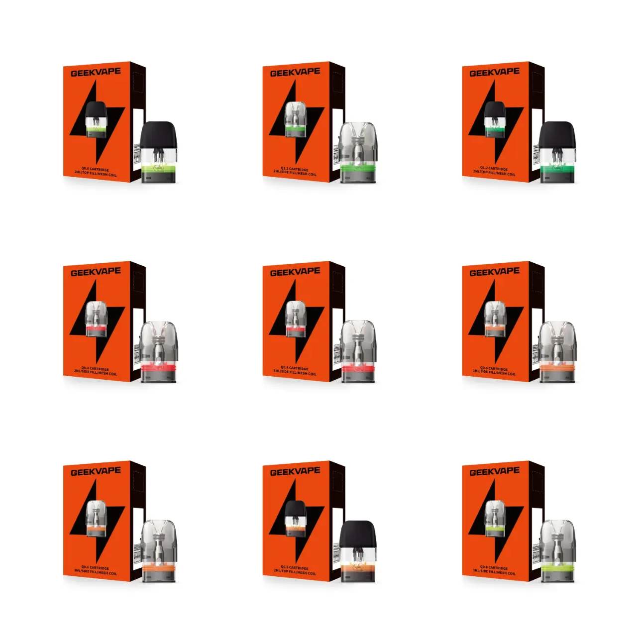 GeekVape Q Replacement Pod Cartridge V2 - 3PK