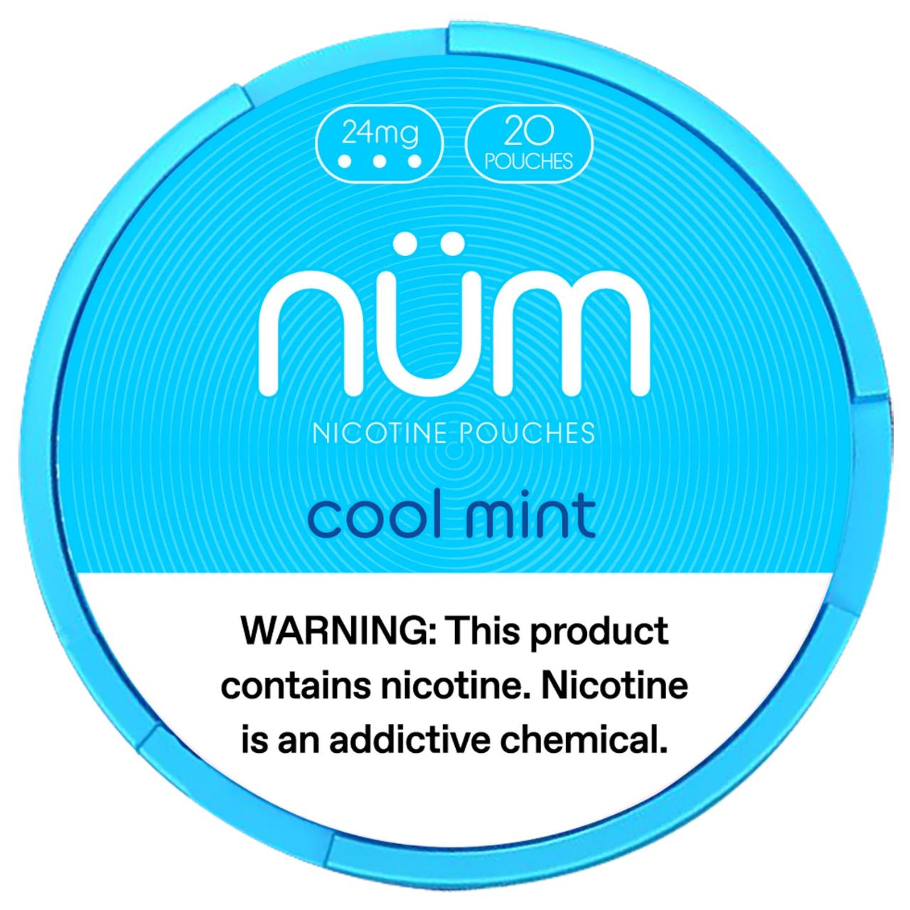 NUM Nicotine Pouches - 5PK Cool Mint - 24MG NUM Nicotine Pouches - 5PK Cool Mint - 24MG