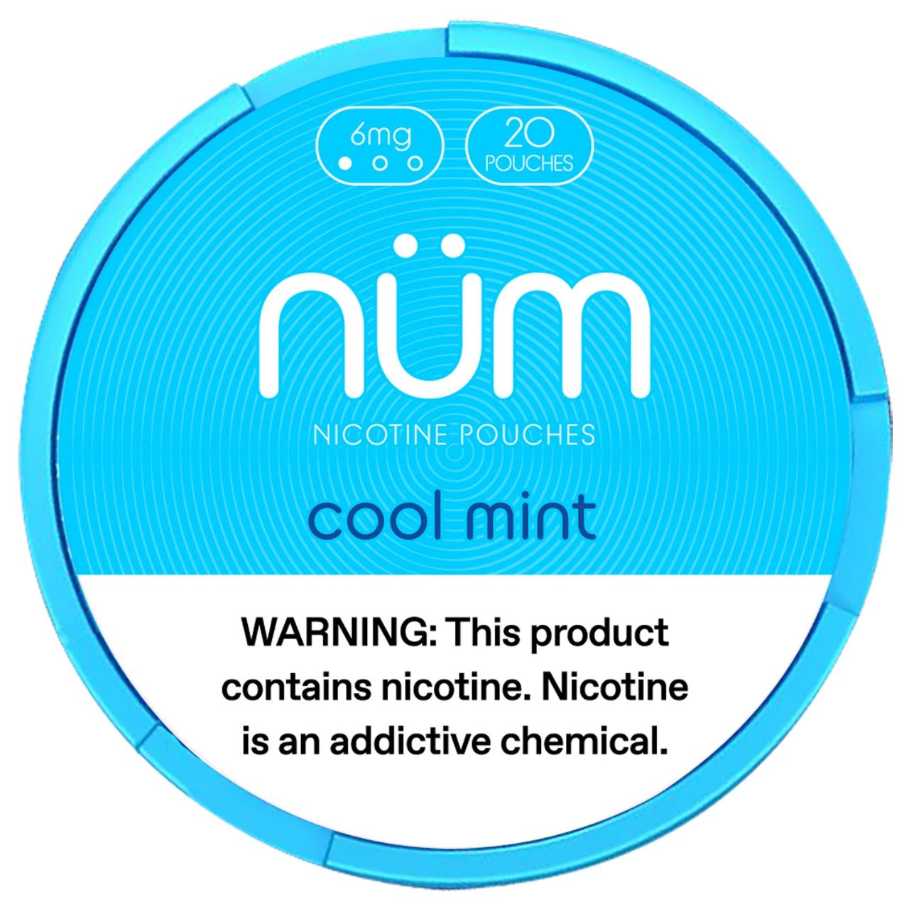 NUM Nicotine Pouches - 5PK Cool Mint - 6MG NUM Nicotine Pouches - 5PK Cool Mint - 6MG