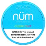 NUM Nicotine Pouches - 5PK Miami Mint - 6MG