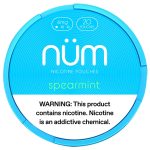 NUM Nicotine Pouches - 5PK Spearmint - 6MG