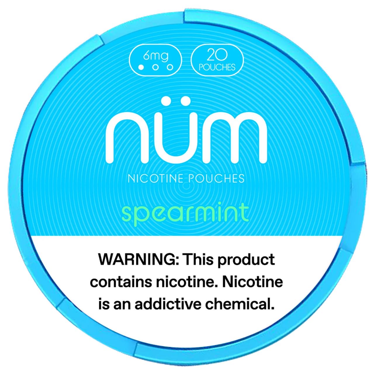 NUM Nicotine Pouches - 5PK Spearmint - 6MG NUM Nicotine Pouches - 5PK Spearmint - 6MG