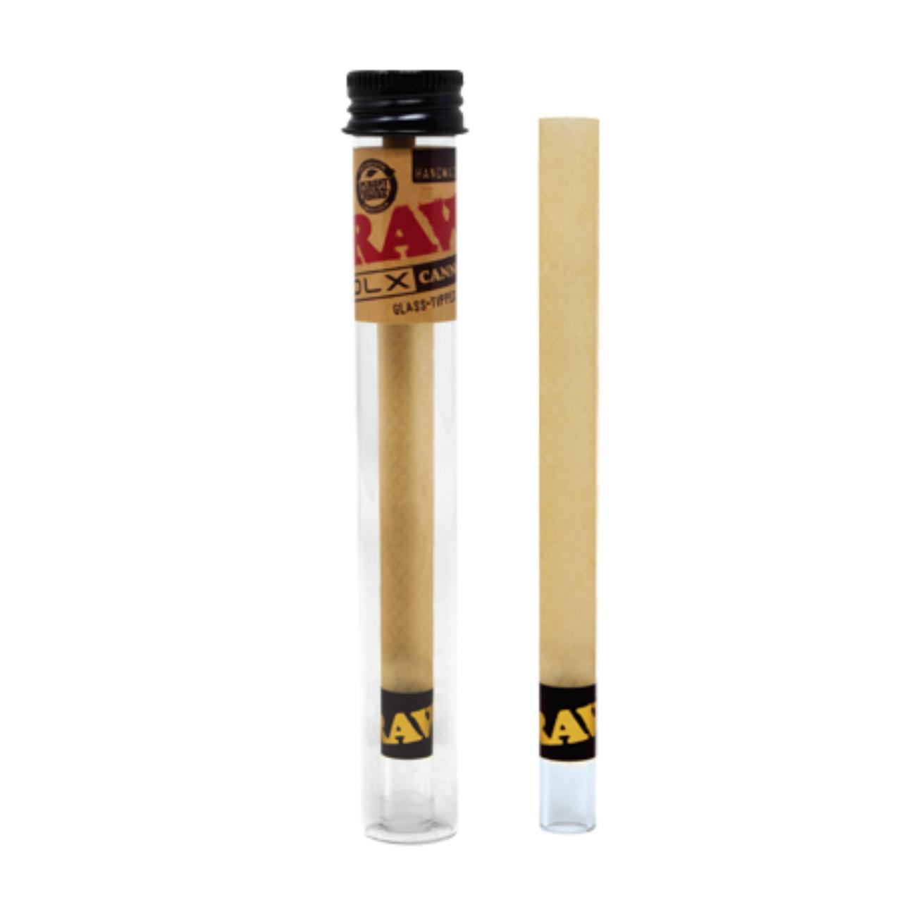 Raw DLX Cannon Glass Tipped Cones - 1PK