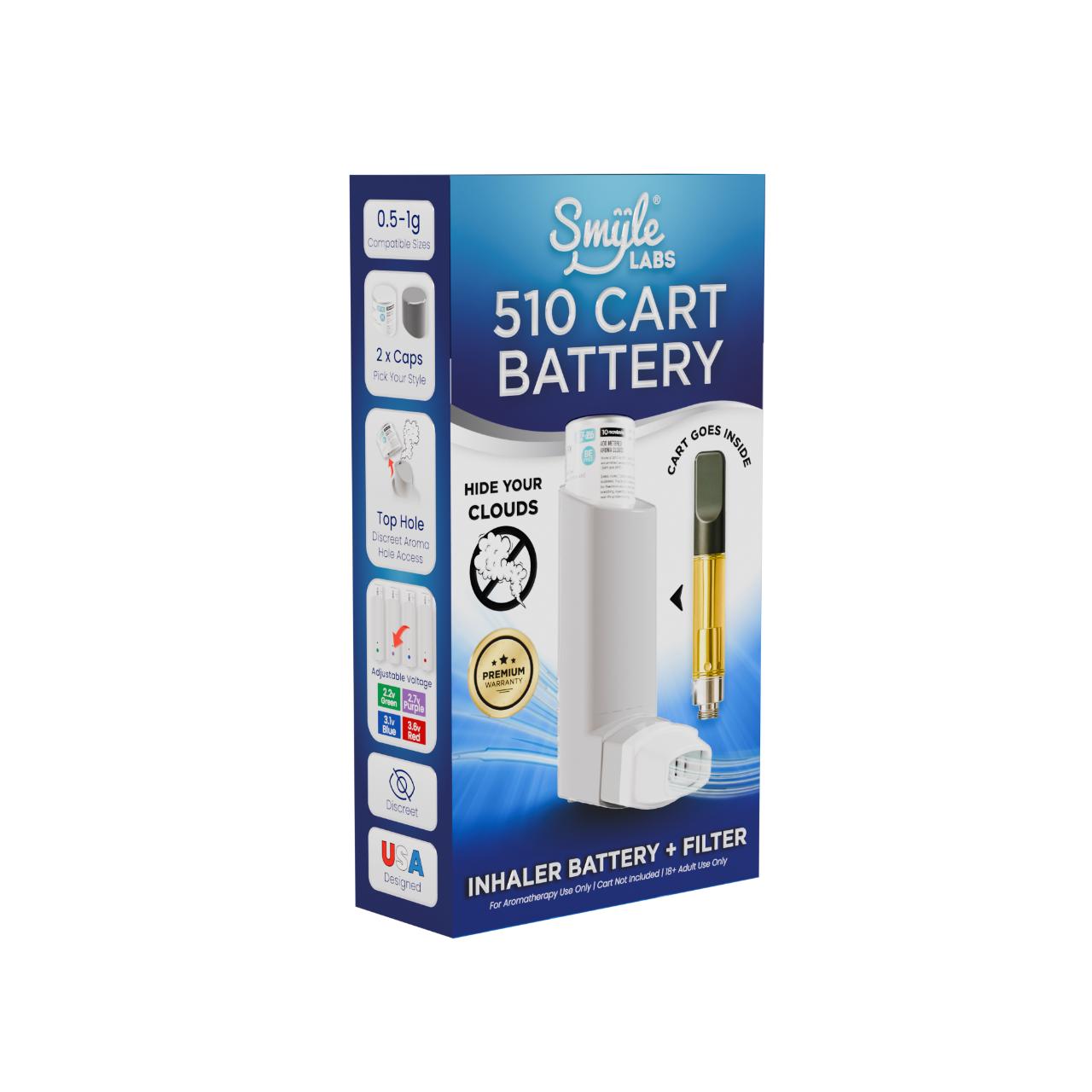 Smyle Inhaler Cart Battery Grey Smyle Inhaler Cart Battery Grey