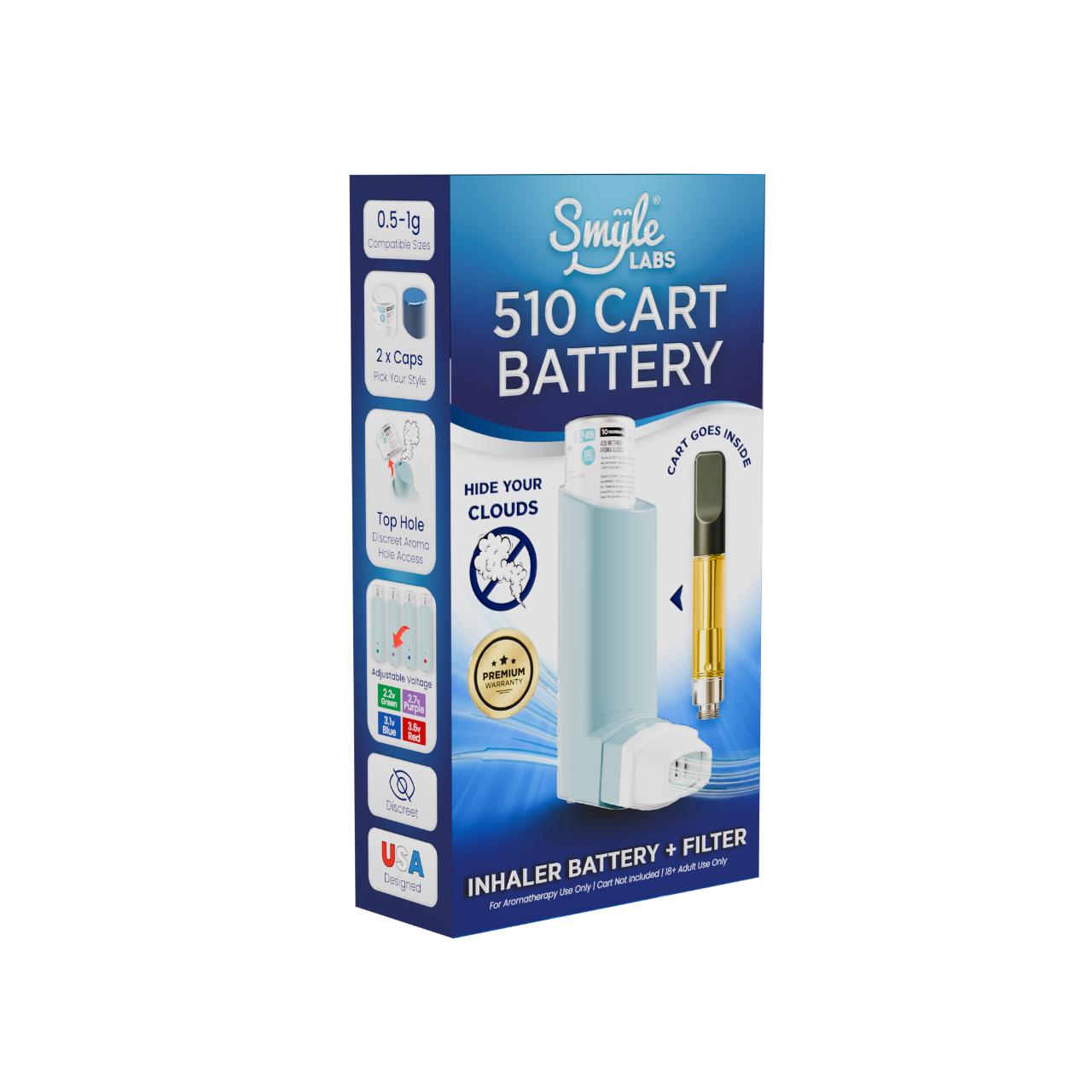 Smyle Inhaler Cart Battery Teal Smyle Inhaler Cart Battery Teal