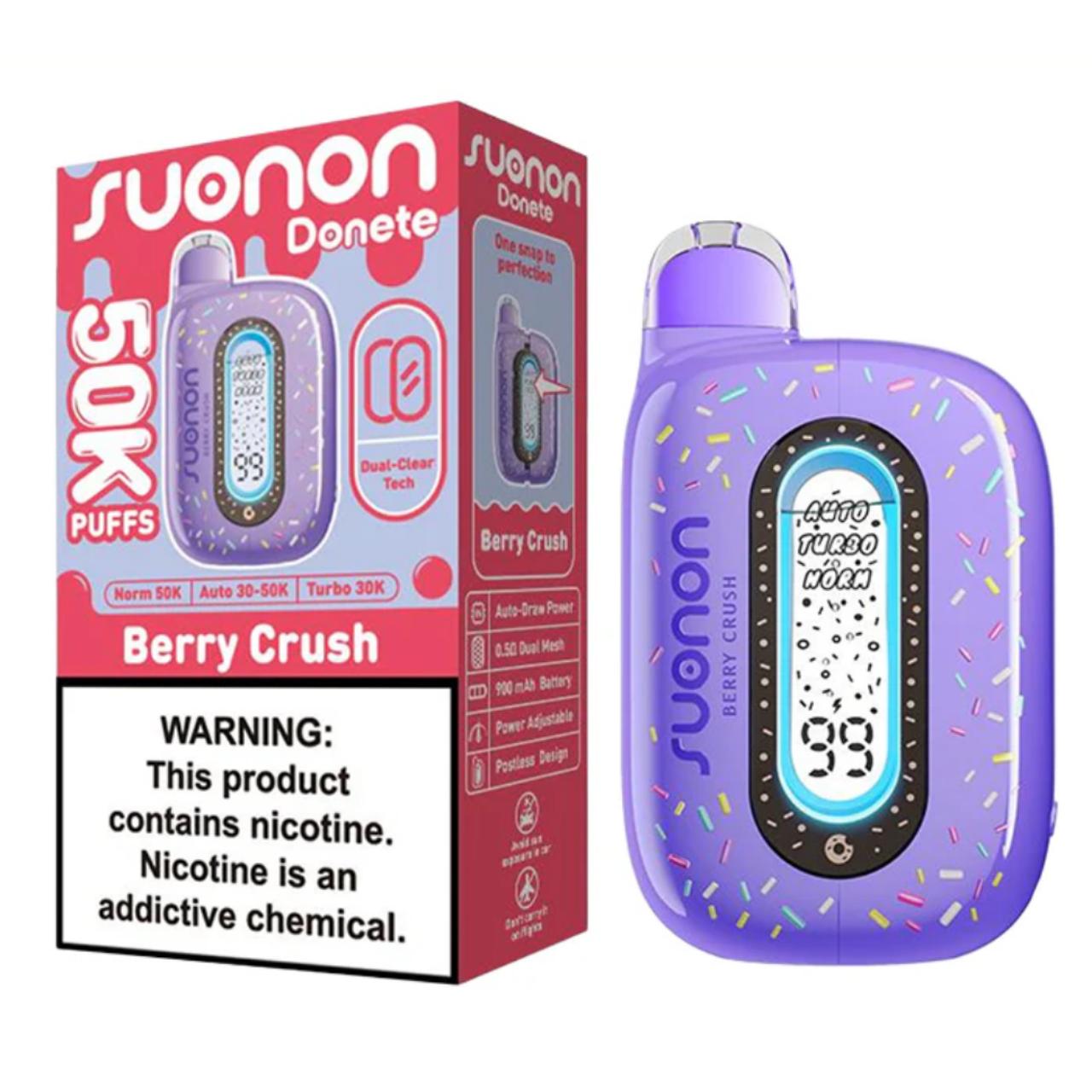 Suonon Donete 50K Puff Disposable Berry Crush Suonon Donete 50K Puff Disposable Berry Crush