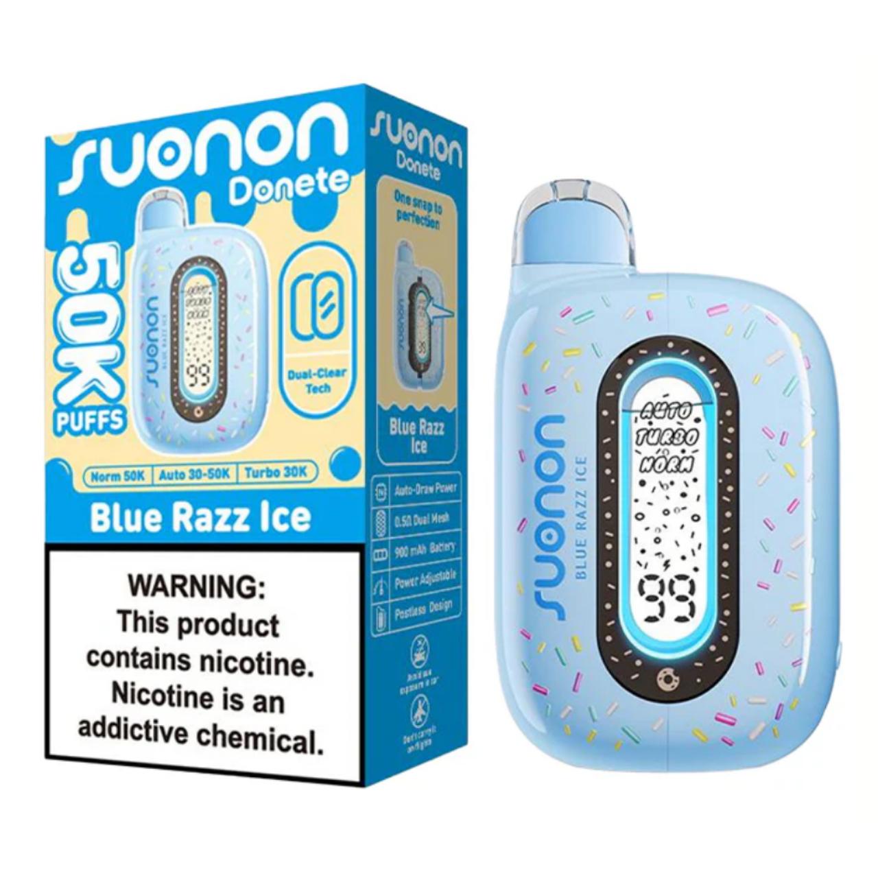 Suonon Donete 50K Puff Disposable Blue Razz Ice Suonon Donete 50K Puff Disposable Blue Razz Ice