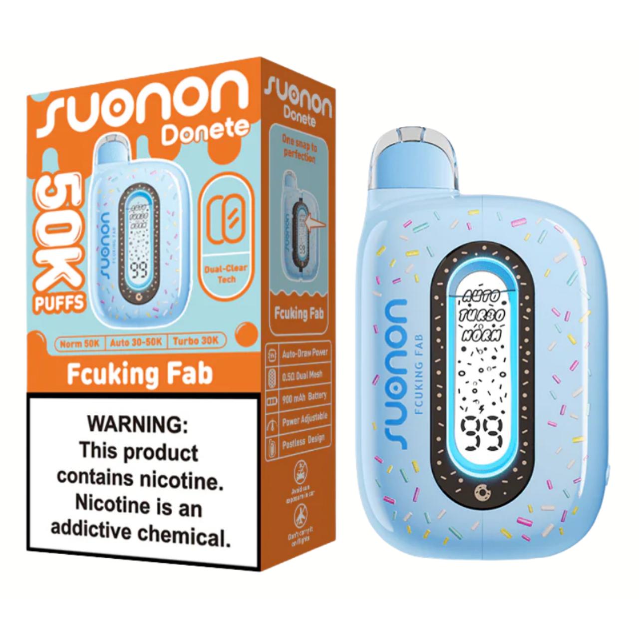 Suonon Donete 50K Puff Disposable Fcuking Fab Suonon Donete 50K Puff Disposable Fcuking Fab