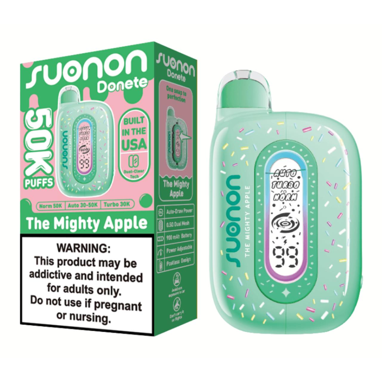 Suonon Donete 50K Puff Disposable The Mighty Apple Suonon Donete 50K Puff Disposable The Mighty Apple