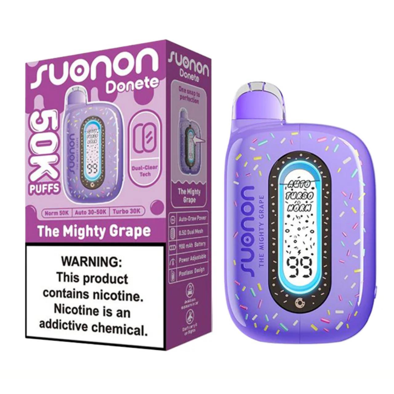 Suonon Donete 50K Puff Disposable The Mighty Grape Suonon Donete 50K Puff Disposable The Mighty Grape