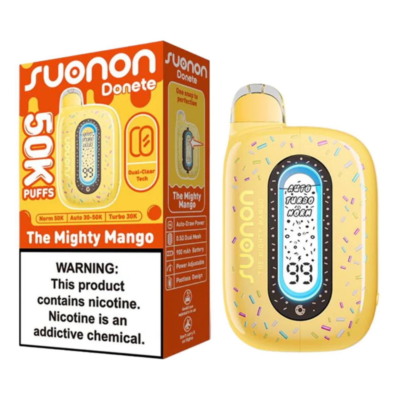Suonon Donete 50K Puff Disposable The Mighty Mango Suonon Donete 50K Puff Disposable The Mighty Mango