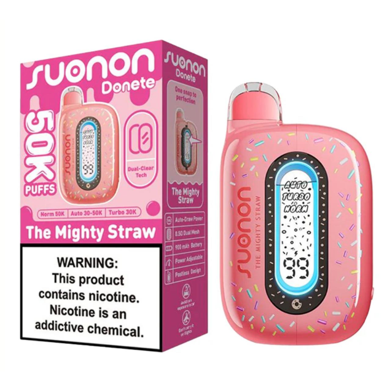 Suonon Donete 50K Puff Disposable The Mighty Straw Suonon Donete 50K Puff Disposable The Mighty Straw