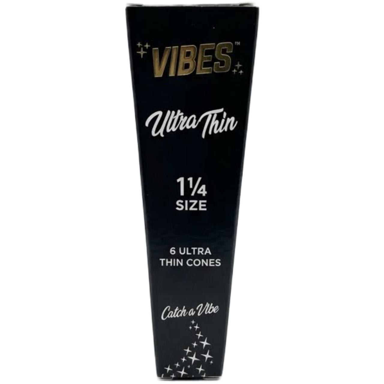 VIBES CONES 1-14 1PK-1CT ULTRA THIN BLACK
