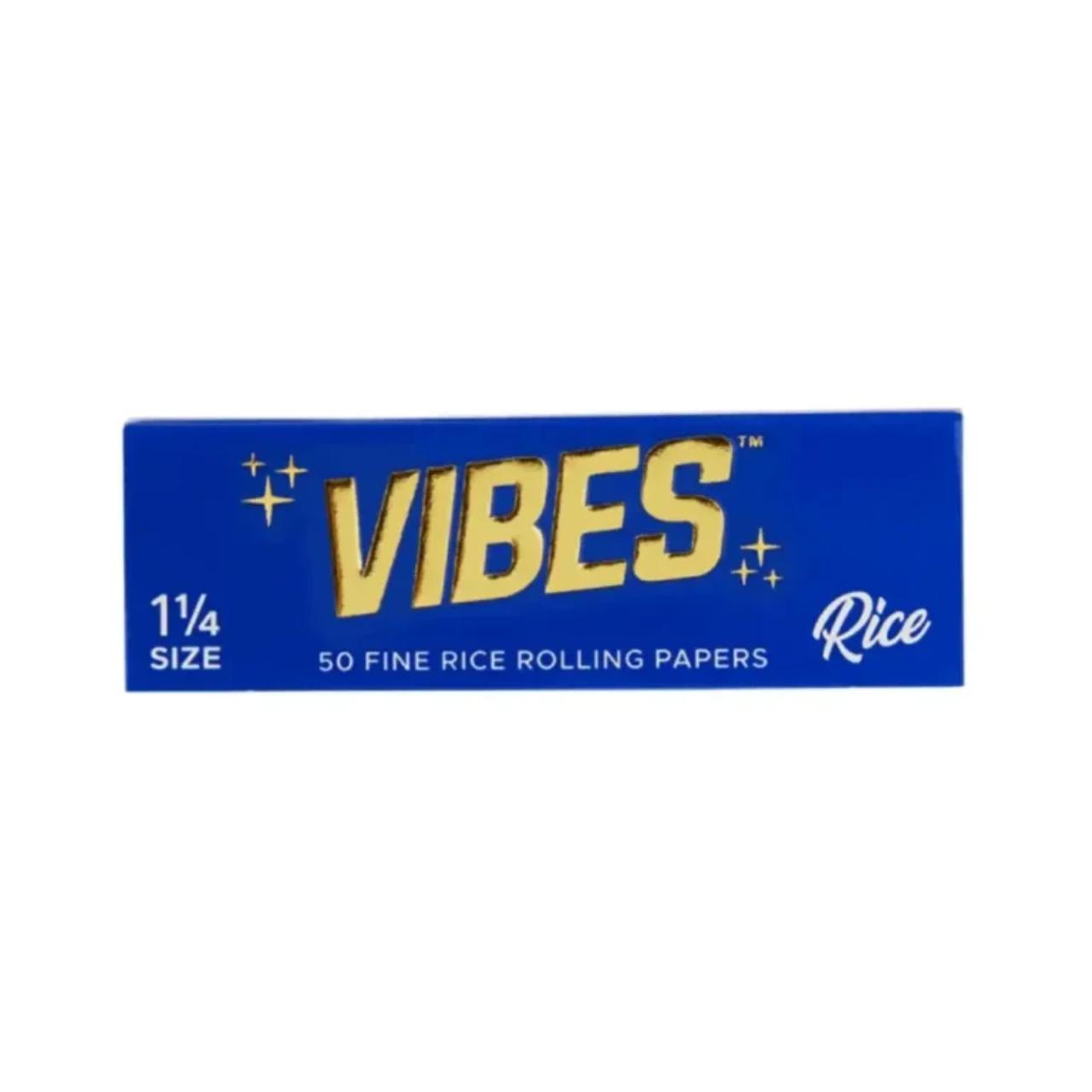 VIBES PAPERS 1-14 1PK-50CT RICE BLUE VIBES PAPERS 1-14 1PK-50CT RICE BLUE