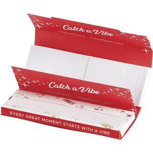 VIBES PAPERS 1-14 TIPS 1PK-50CT HEMP RED