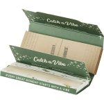 VIBES PAPERS 1-14 TIPS 1PK-50CT ORGANIC HEMP GREEN